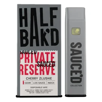 Half Bak’d Live Sauce’D Private Reserve Disposable 1G