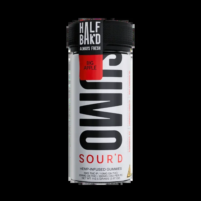 Half Bak’D Sumo SOUR’D THC-P + Delta-8 Gummies 10000MG (25ct)