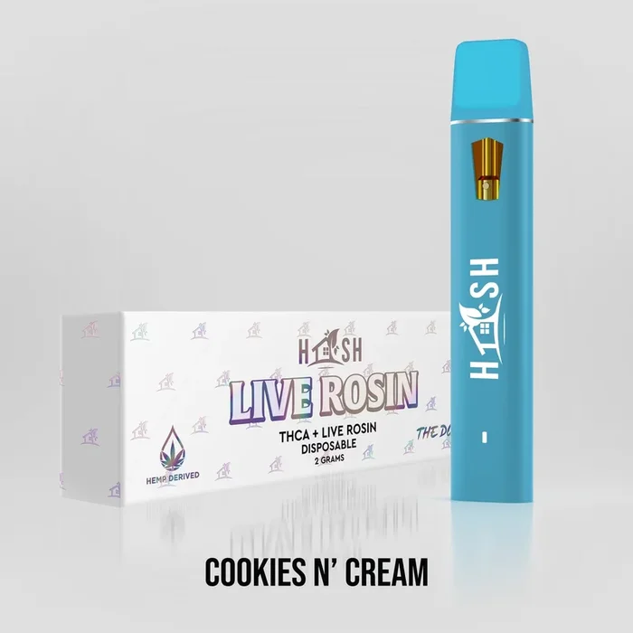Hash House Live Rosin + THCA Disposable: COOKIES & CREAM