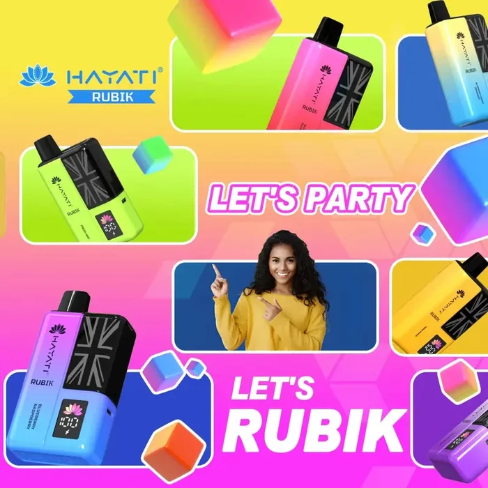 Hayati rubik 7000 puff prefilled pod kit