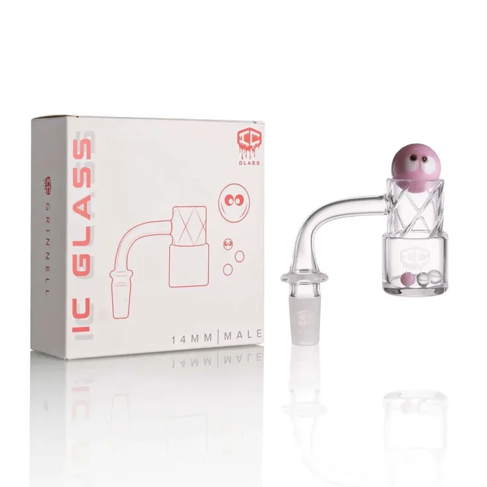 IC Glass Grinnell 14mm 90 Quartz Banger Set