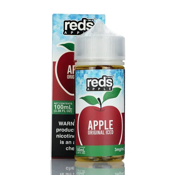 ICED APPLE – RED’S APPLE E-JUICE – 7 DAZE – 100ML
