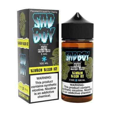 Iced FruitLine Rainbow Blood Ice Synthetic Nicotine 100ml E-Juice | SadBoy