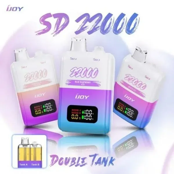 iJoy SD22000 Rechargeable Vape – 5 Pack