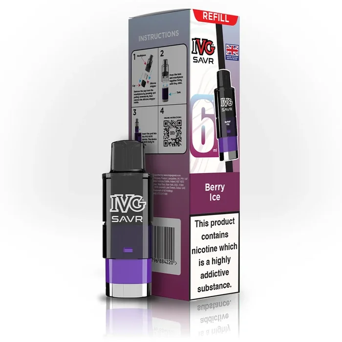 IVG SAVR Berry Ice Refill