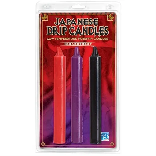 Japanese Drip Candles Set of 3 – Assorted Colors