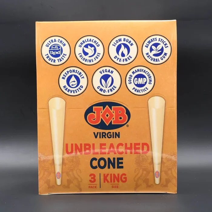 JOB Unbleached Pre-Rolled Cone Paper