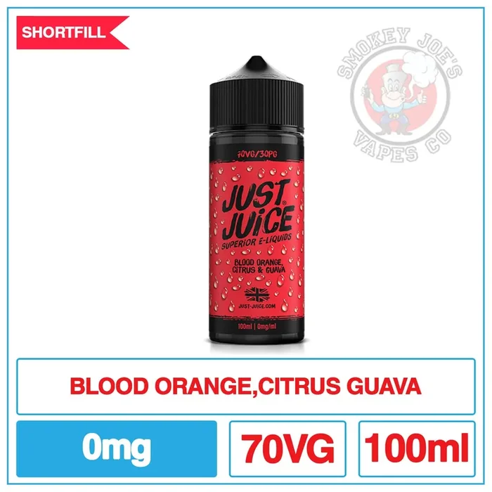 Just Juice – Blood Orange Citrus And Guava – 100ml