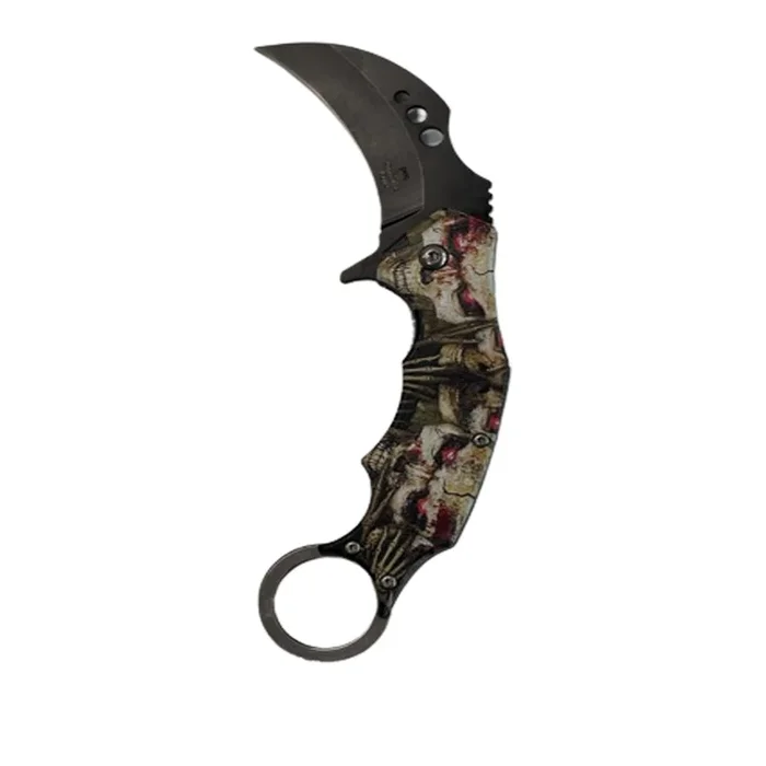 Karambit knife – Red Eye Skull – Stainless Steel Fixed Blade Knife