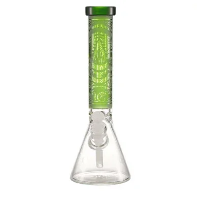 Legendary 14″ 9mm Sandblasted Beaker Bong