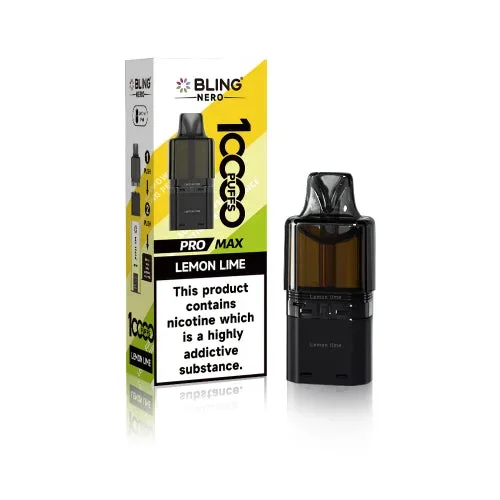 Lemon Lime – Crystal Bling Nero 10K Refill Pods