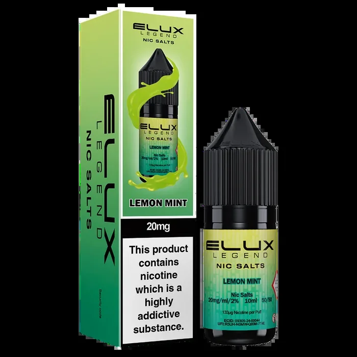 Lemon Mint Nic Salt by Elux 10ml
