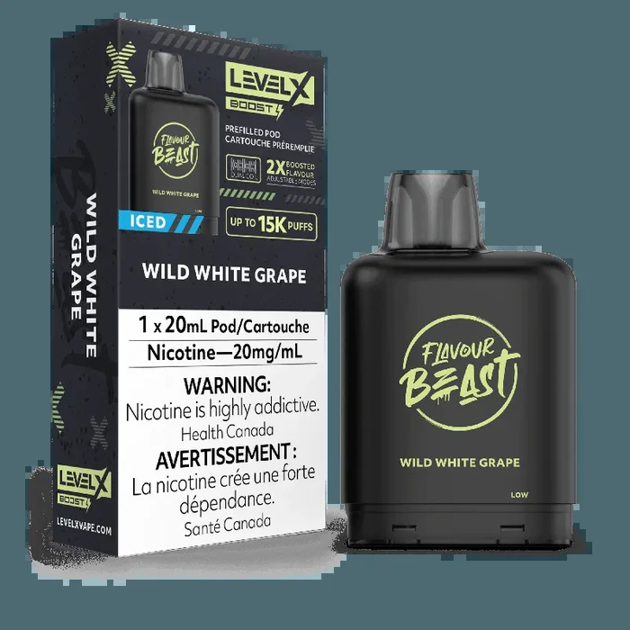 Level X Boost G2 25K Flavour Beast – Wild White Grape Iced