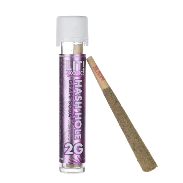 LIT! Diamond Exotics Hash Hole Pre Rolls 2G