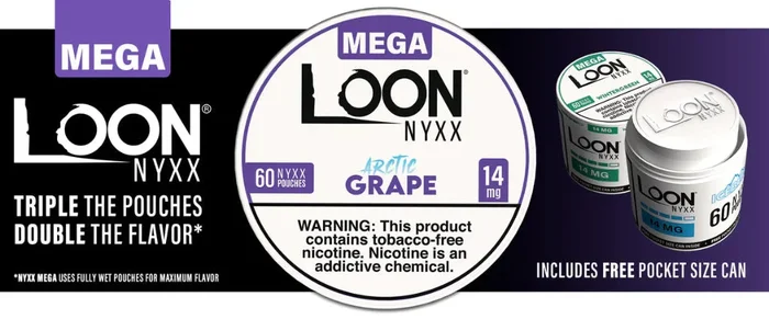 Loon Nyxx Pouches Mega – 60pc