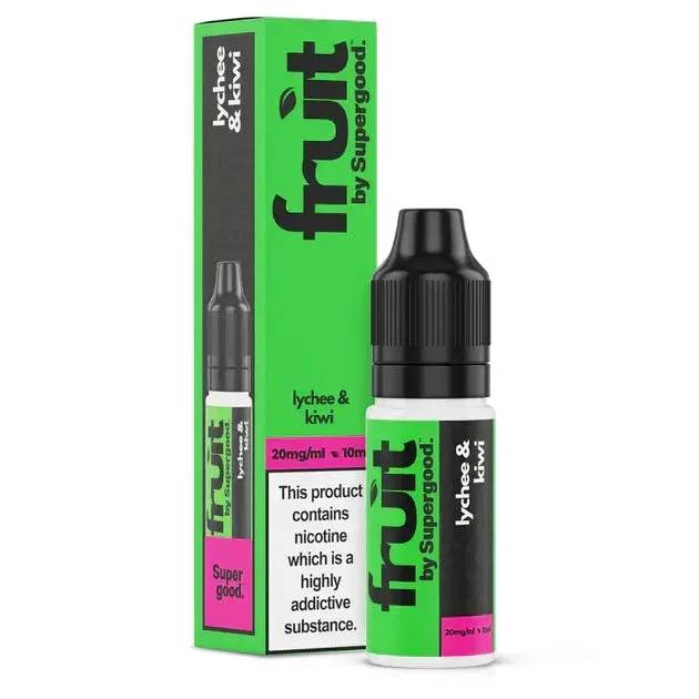 Lychee Kiwi Nic Salt E-liquid by Supergood