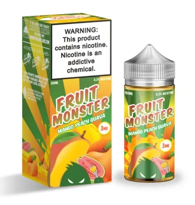 Mango Peach Guava Fruit E-Liquid 100ML | Jam Monster