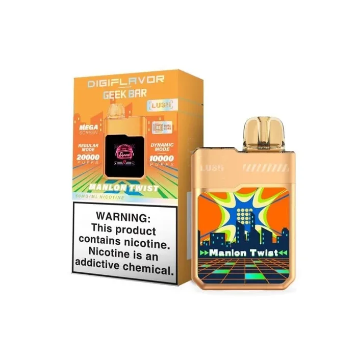 Manlon Twist Geek Bar Digi Lush Box 20K Puffs – Disposable