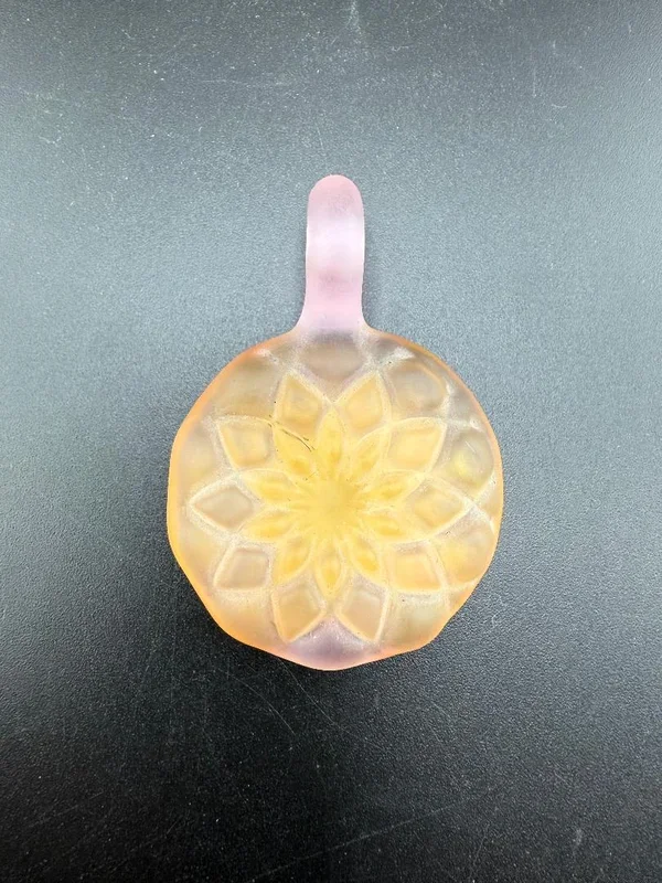 Mcdoogle Glass Retti Molded Sandblasted Pendant