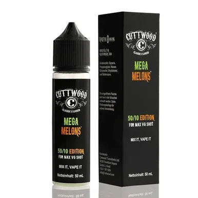 Mega Melons Shortfill E Liquid 50ml by Cuttwood
