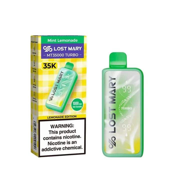 Mint Lemonade Lost Mary MT35000 Turbo Vape