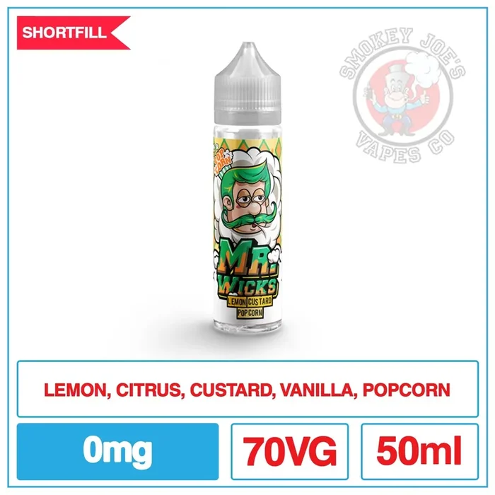 Mr Wicks – Lemon Custard Popcorn – 50ml