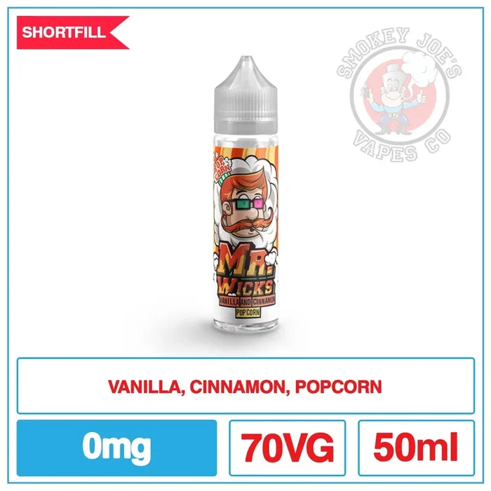 Mr Wicks – Vanilla Cinnamon Popcorn – 50ml