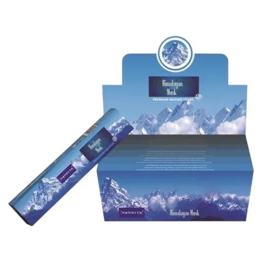 Nandita – Himalayan Kasturi Incense Natural & Organic Hand-rolled Masala Incense Sticks 15g
