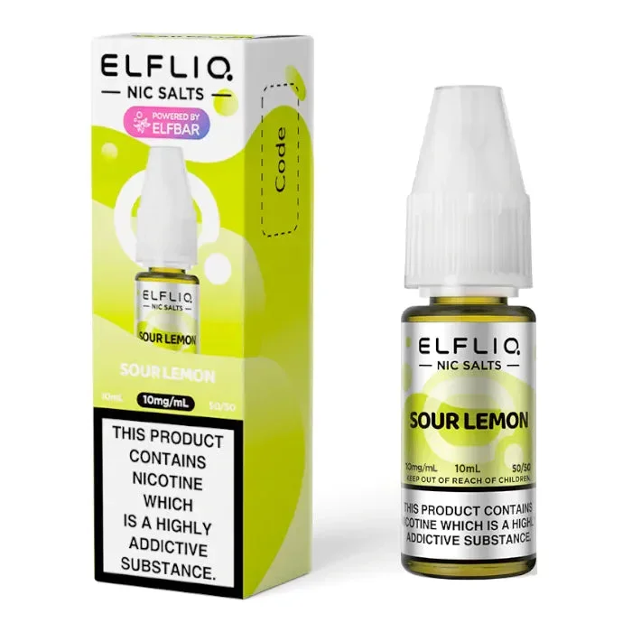 *New* Sour Lemon – Elfliq Nic Salts Elf Bar 10ml