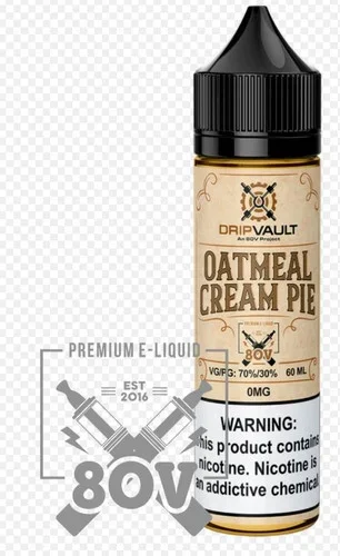 Oatmeal Cream Pie | DripVault by 80V eLiquid | 60ml
