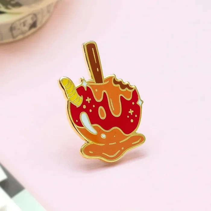 Occasionalish Enamel Pin – Caramel Apple