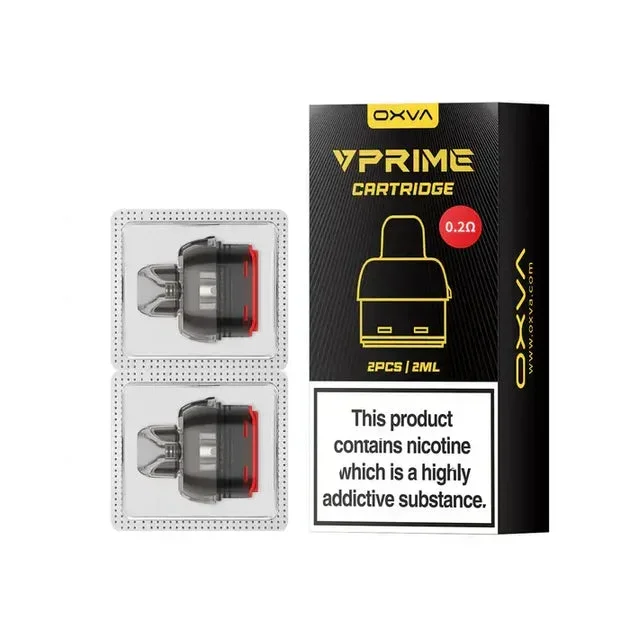 Oxva VPrime Replacement Pods – 2ml Sale £2.99 ( Pack )