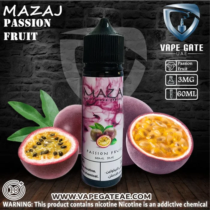Passion Fruit – by Mazaj 60ml E Juice
