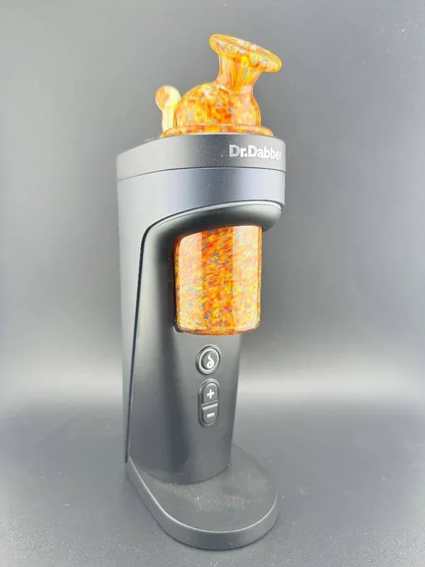 Paulson Pieces Dr. Dabber Switch 2 Replacement Glass & Cap Orange Confetti