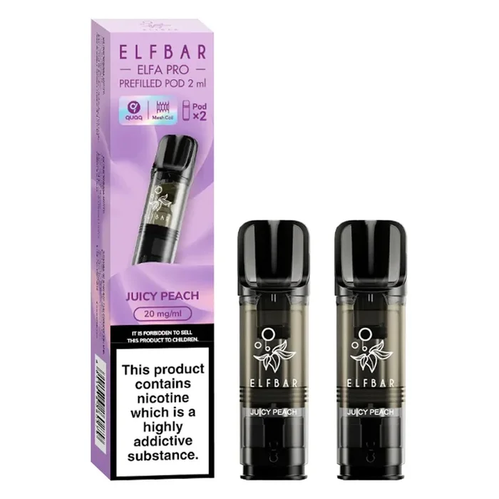 Peach Ice Elfa Pro Prefilled Pod by Elf Bar