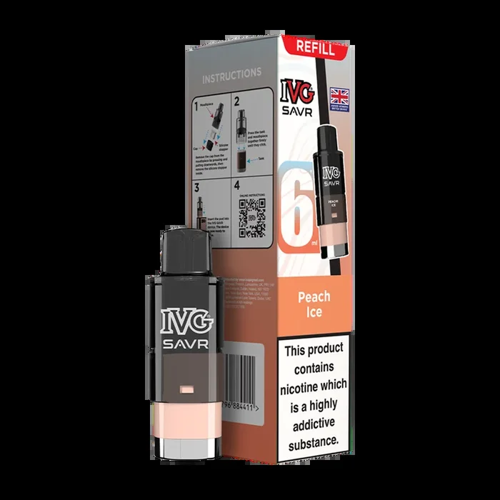 Peach Ice IVG SAVR Refill Pack
