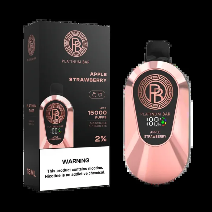 Platinum Bar 15000 Puffs Rechargeable Disposable Kit