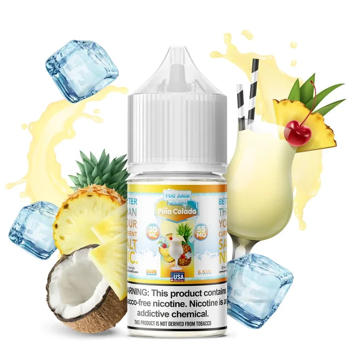 Pod Juice TFN Salt Nic – Pina Colada Freeze (30ml)