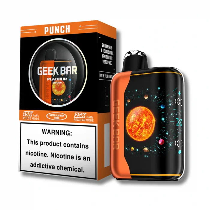 Punch Platinum Geek Bar Pulse X 25K Puffs – Disposable Vape