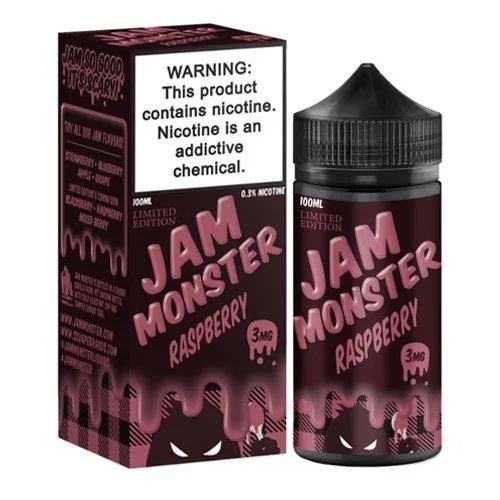 Raspberry By Jam Monster – 100ml (TFN)