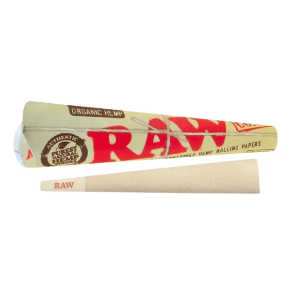 RAW Organic Hemp Pre-Rolled Cone – 1 1/4