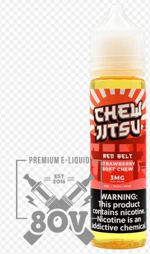 Red Belt | Chew Jitsu by 80v eLiquid | 60ml