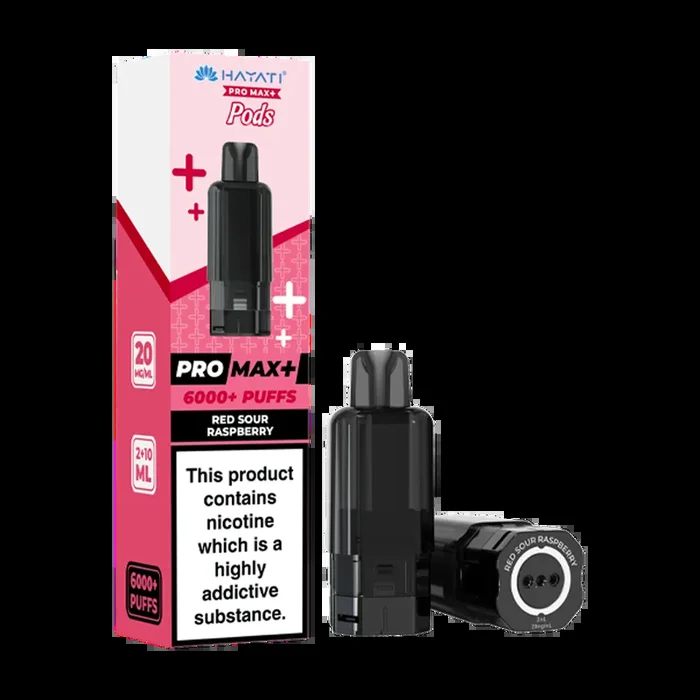 Red Sour Raspberry Hayati Pro Max+ Refill Pack