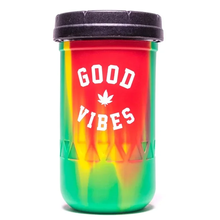ReStash Jars X Good Vibes – Rasta : 16oz