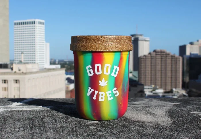 ReStash Jars X Good Vibes – Rasta : 8oz