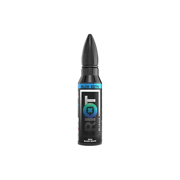 Riot Squad – Black Edition V2 2x 50ml Shortfill (70VG/30PG) 0mg