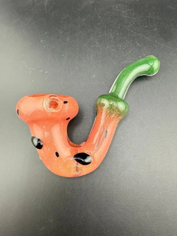 Rosie Works Glass Sherlock Pipe – Watermelon Seeds Included