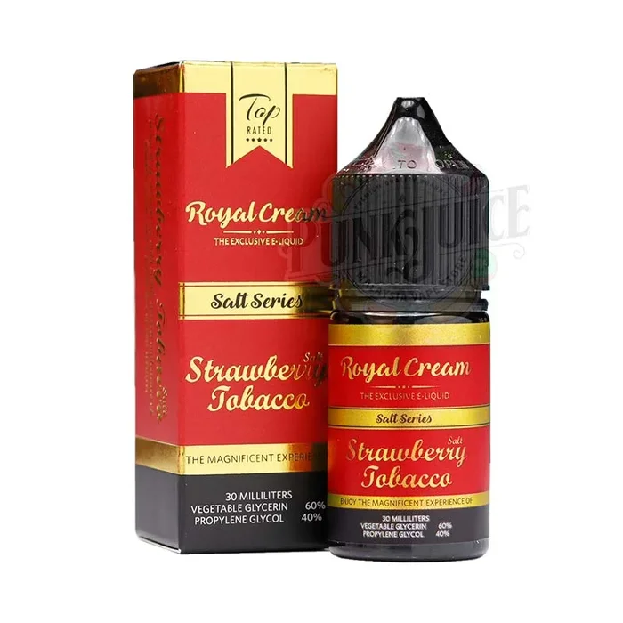 Royal Cream – Strawberry Tobacco – Salt – 30ml