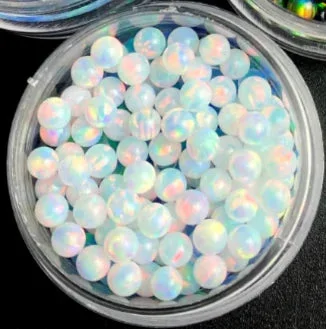 Ruby Pearl Co – Opal Pearls-White : 6mm