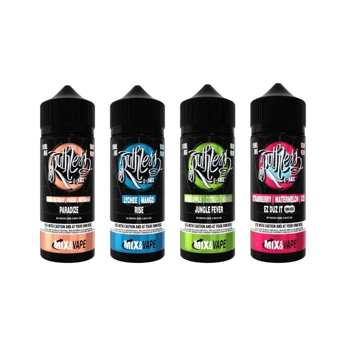 Ruthless – Classic 100ml Shortfills (70VG/30PG) 0mg